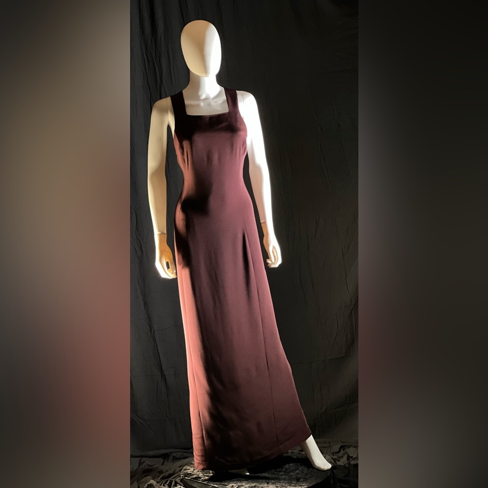 Emporio Armani Rich Brown Maxi Dress size 38/4